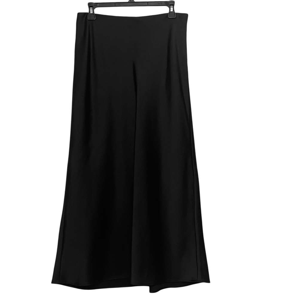 Rachel Zoe Black Evening A-Line Flare Maxi Skirt Sz 6